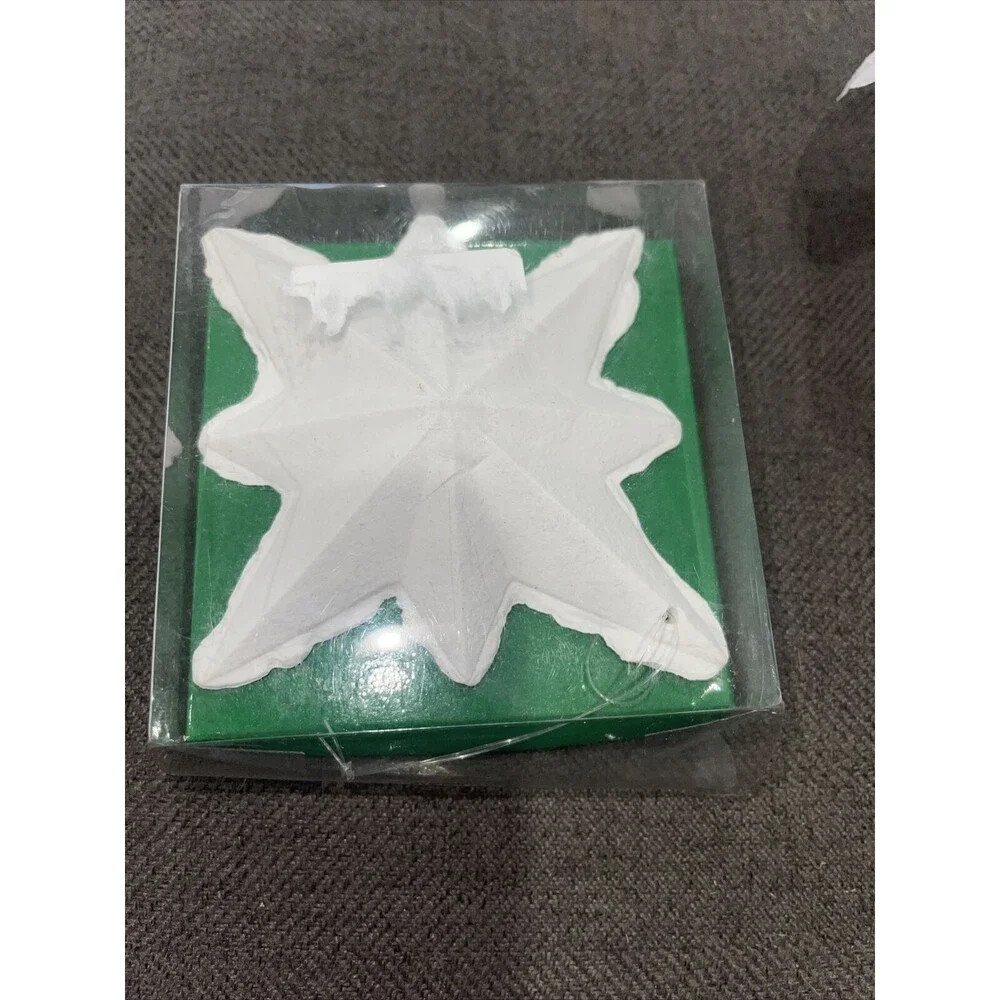 Dept 56 Department Porcelain Papier Ornament Star